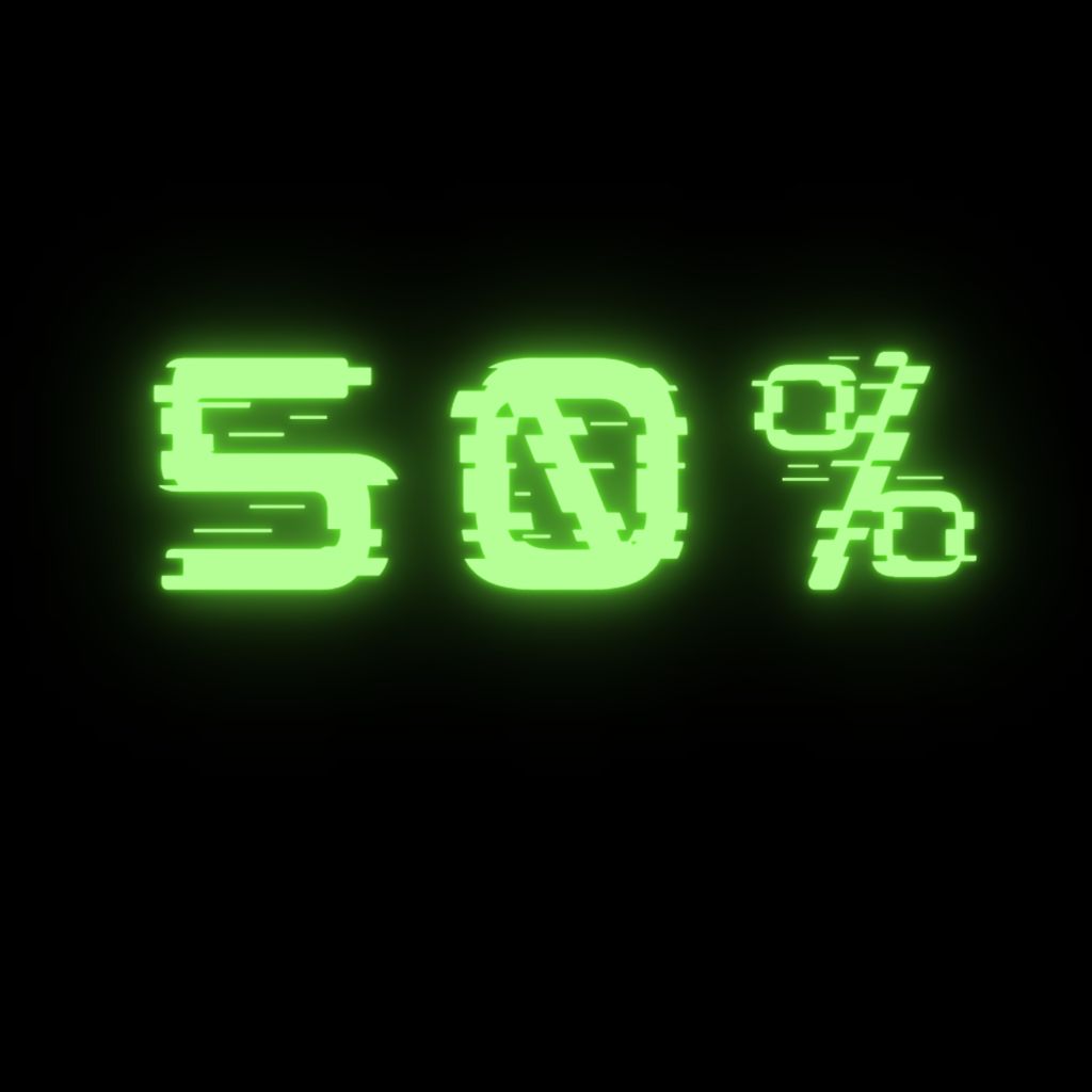 BLACK FRIDAY 50% OFF