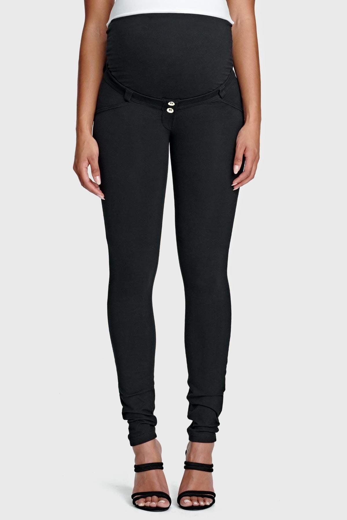 Black Maternity Trousers – Full Length – view 5