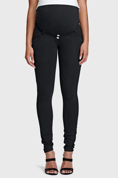 Maternity Skinny Black Cotton Pants