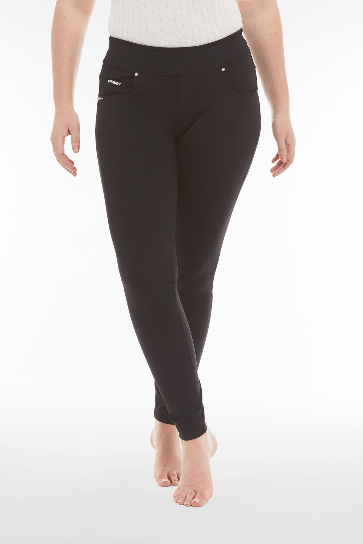 N.O.W Black Sculpting Jeggings – Mid Rise, 5 Pocket – view 3