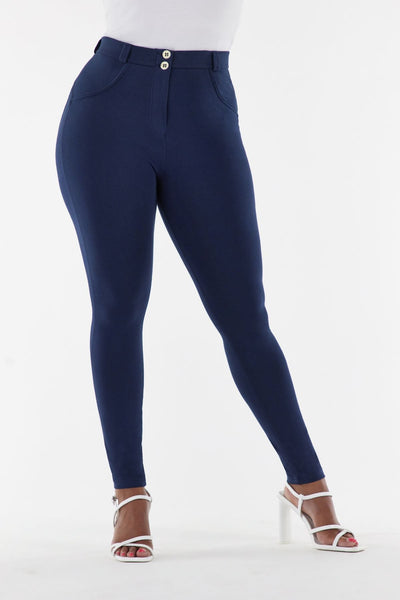 Navy Curvy Cotton Mid Rise Ankle Length LAST SIZE CLEARANCE