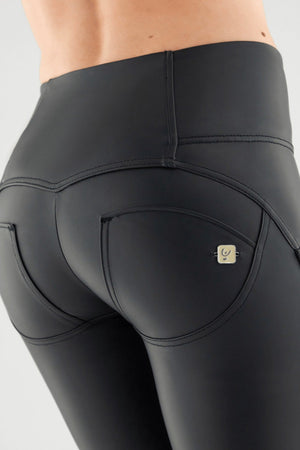 Faux Leather 3 Button High Waist Full Length – Last Sizes