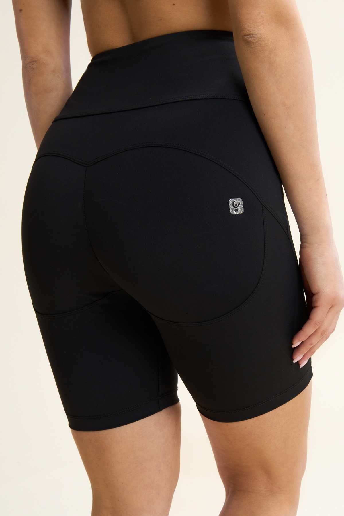 Active DIWO High Rise Fitness Shorts Black – view 3
