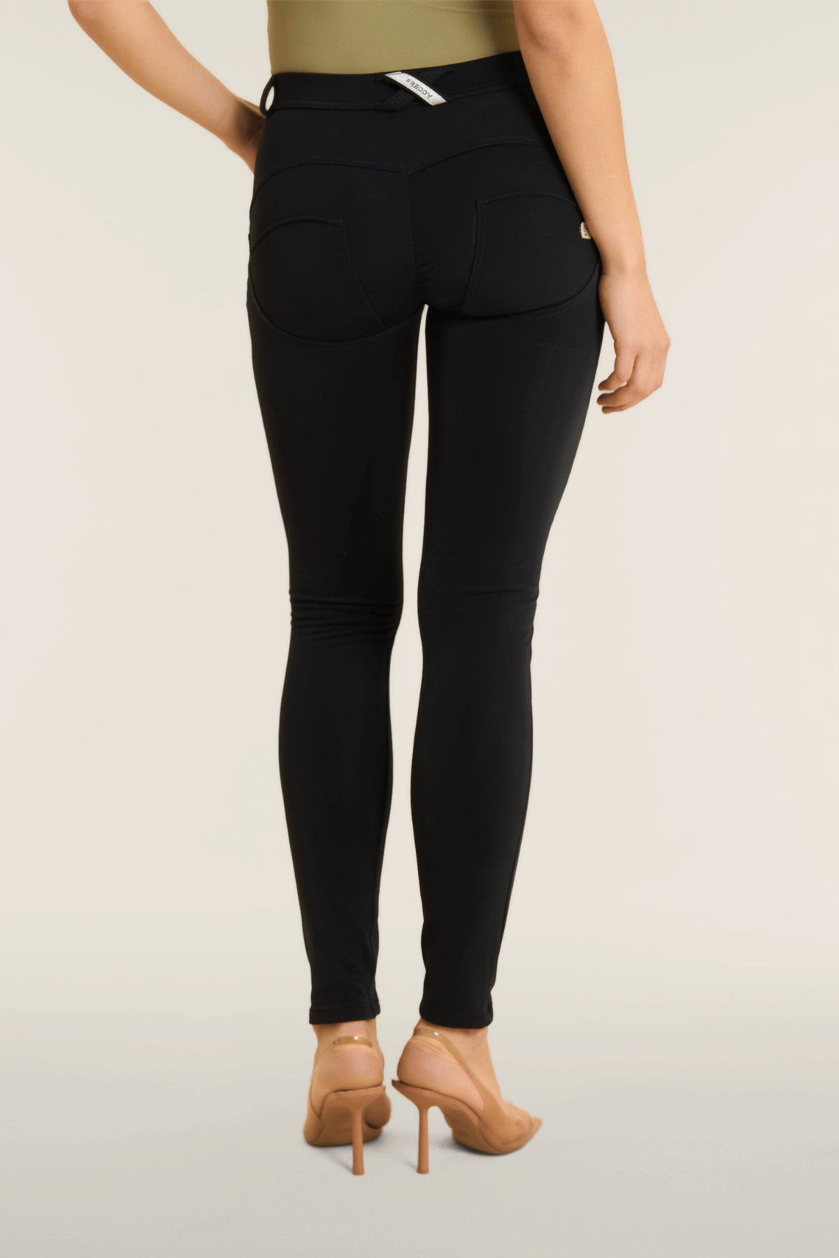 Fleece Lined Sculpting Trousers – Mid Rise, Full Length – view 4
