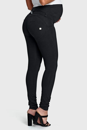 Black Maternity Trousers – Full Length – view 2
