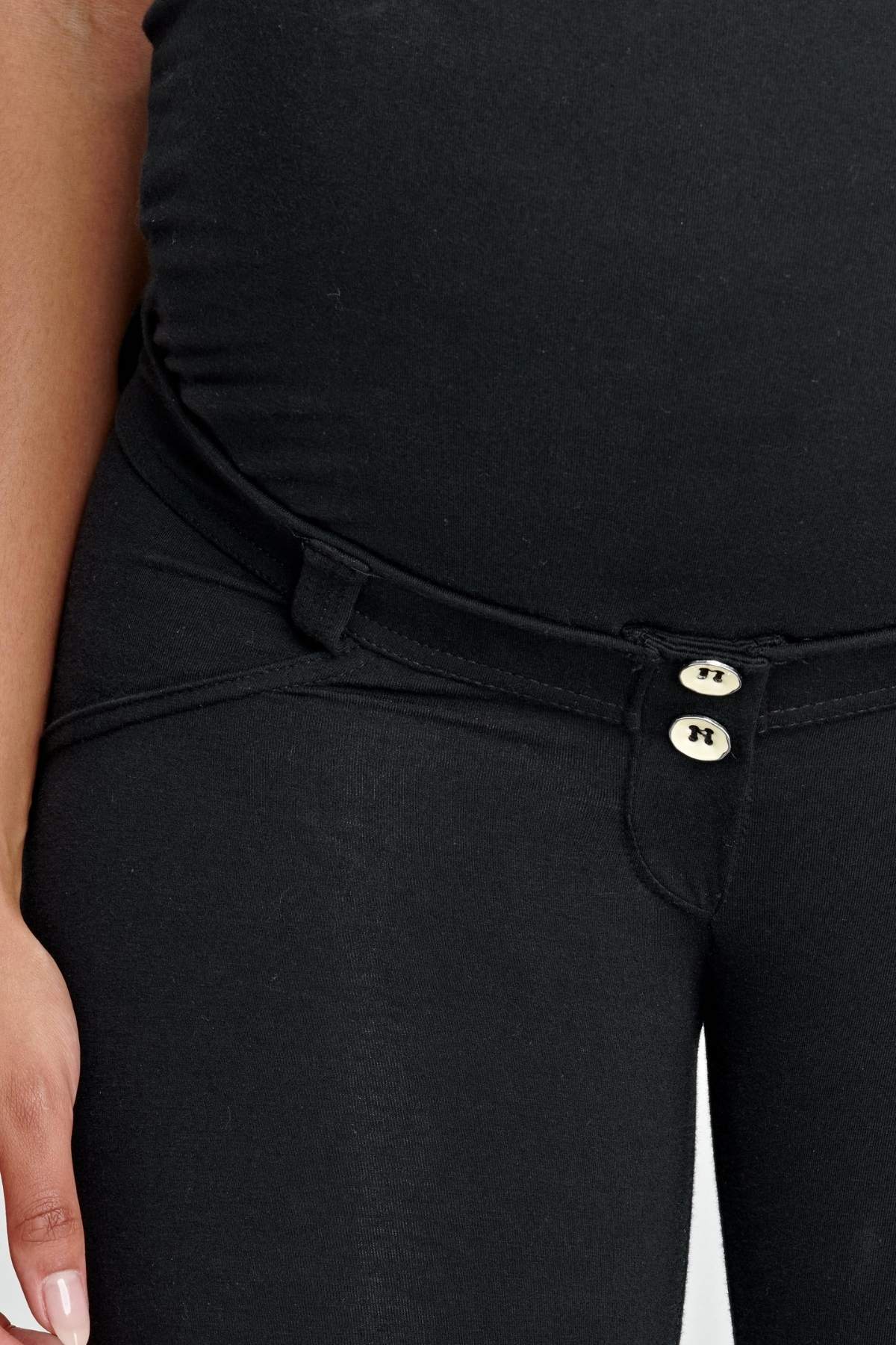 Black Maternity Trousers – Full Length – view 8