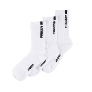 Freddy Logo Crew Socks White – view 3