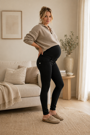 Black Maternity Trousers – Full Length