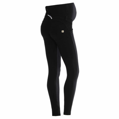 Maternity Skinny Black Cotton Pants