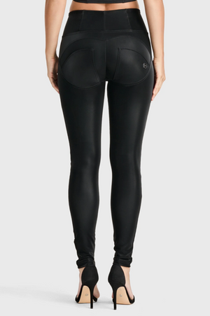 Black Velvet Skinny Trousers – High Waist, Ankle Length – view 4