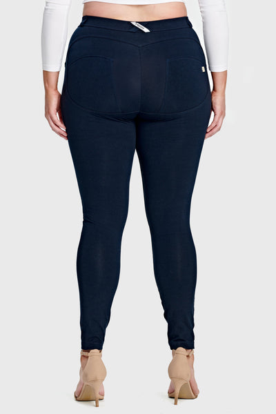 Navy Curvy Cotton Mid Rise Ankle Length LAST SIZE CLEARANCE