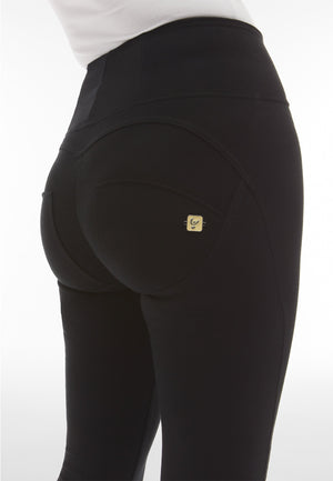 Black Skinny Shaping Trousers – High Waist, Full Length – view 4