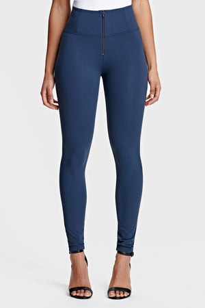 DIWO Pro Navy Sculpting Trousers – High Waist, Full Length – view 4