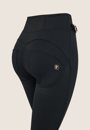DIWO Pro Black Buckle Sculpting Trousers – High Waist, Full Length – view 4