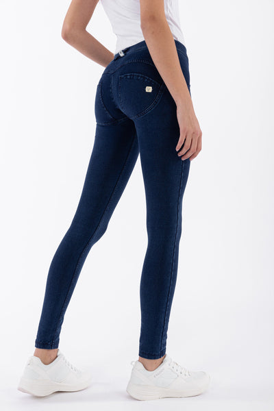 Denim Regular Rise Full Length with Blue Stitch