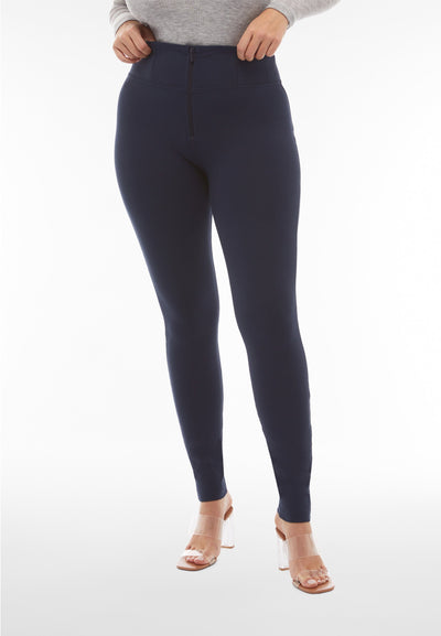 Navy Super High Waist Full Length