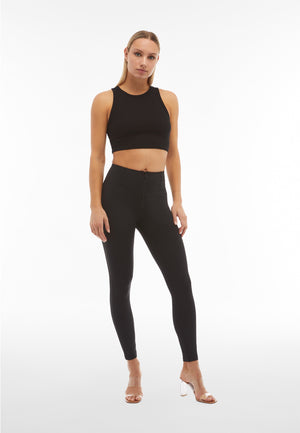 DIWO Pro Black Sculpting Trousers – High Waist, Full Length – view 4