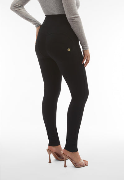 Black Higher Waist Full Length