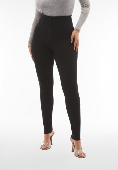 Black Higher Waist Full Length