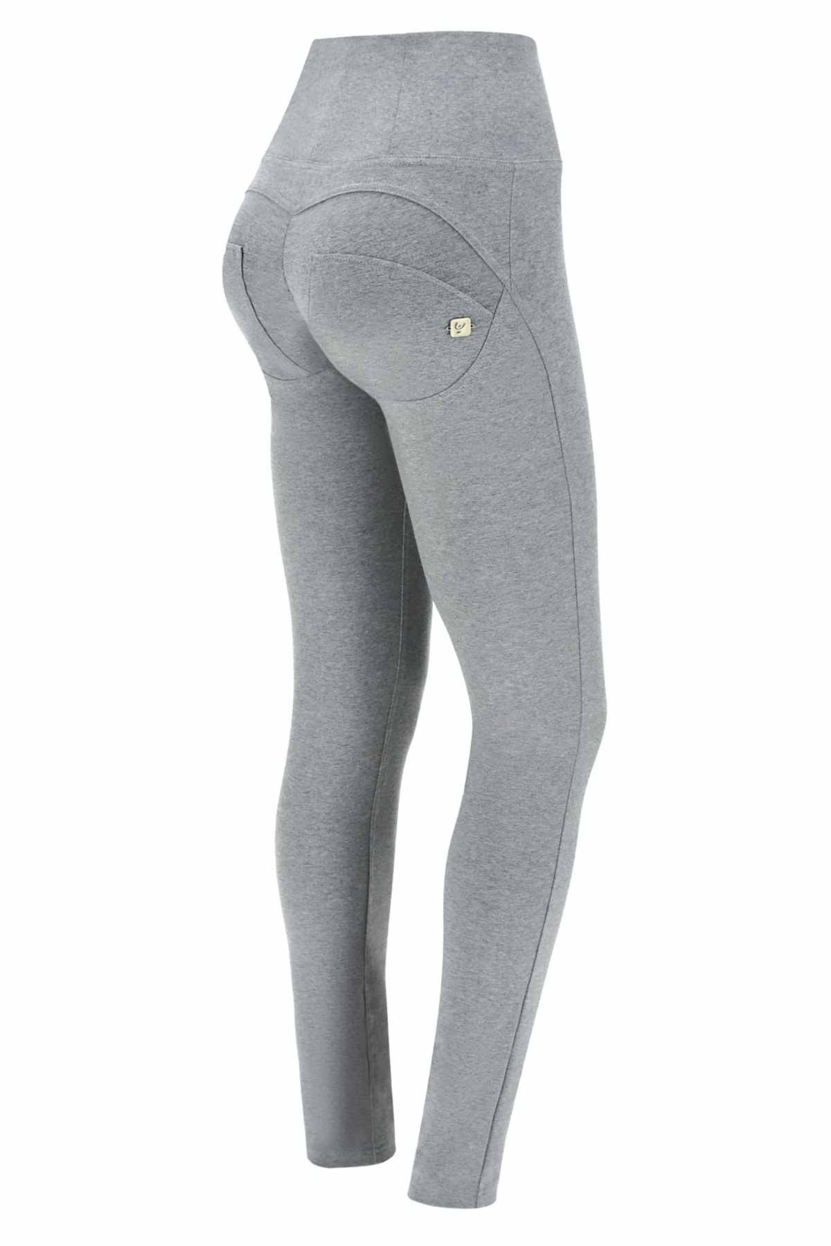 ANKLE 7/8 MELANGE GREY HIGH WAIST ORGANIC