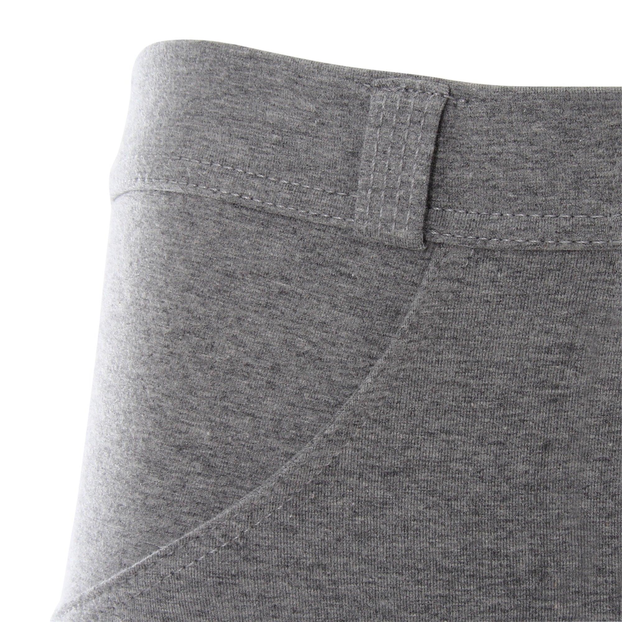 SKINNY MELANGE GREY MID-RISE ORGANIC