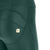 HIGH RISE BOTTLE GREEN FAUX LEATHER SELF TONE ZIP